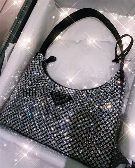 prada glitter bag